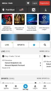 megapari wwe betting