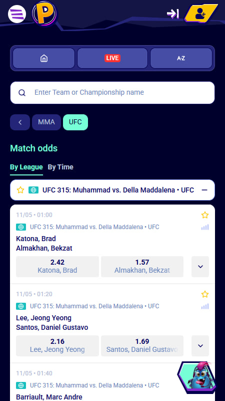MrPacho UFC Bookmaker in Spain