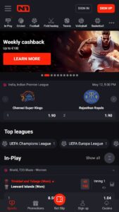 n1bet wwe betting