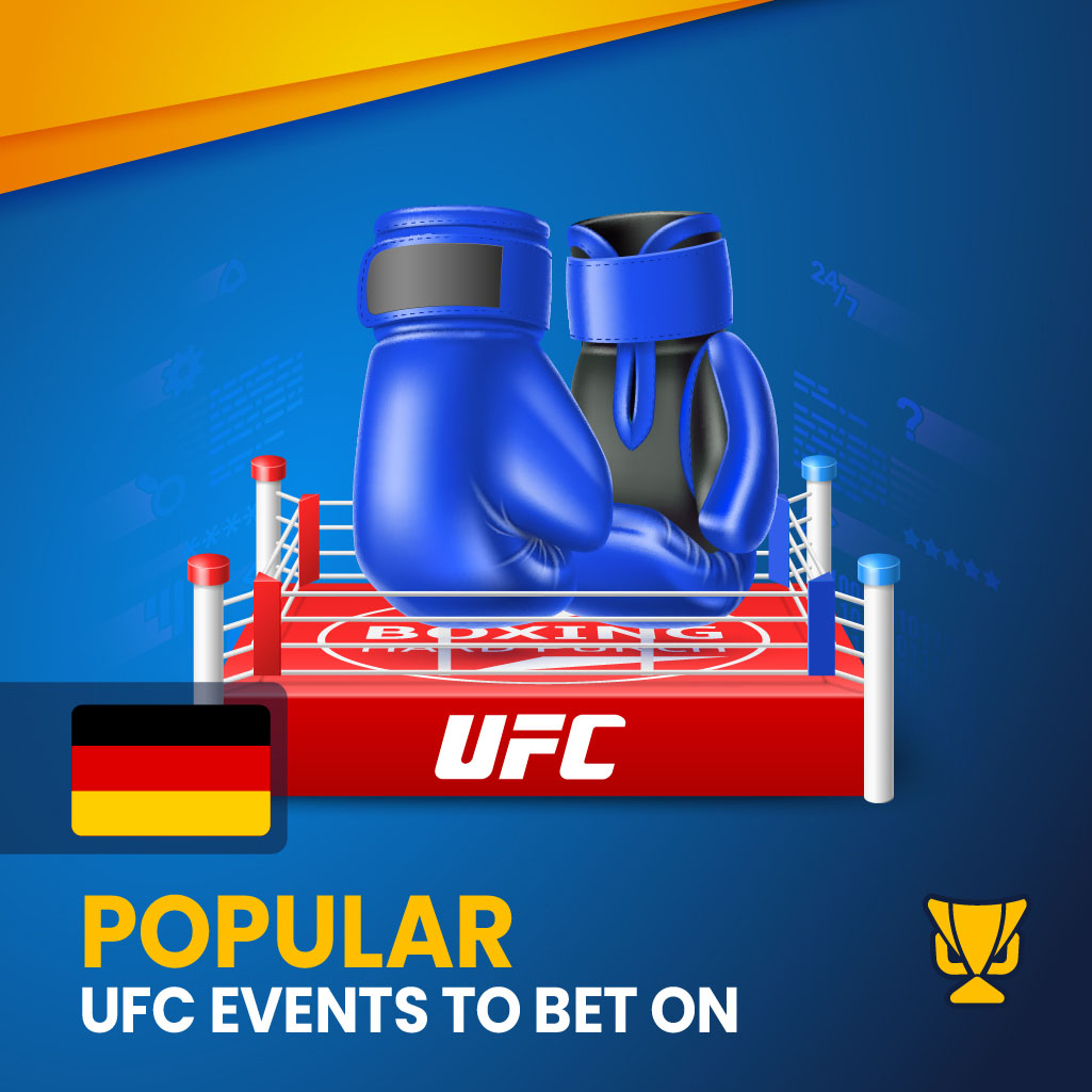 Popular UFC Events to bet on