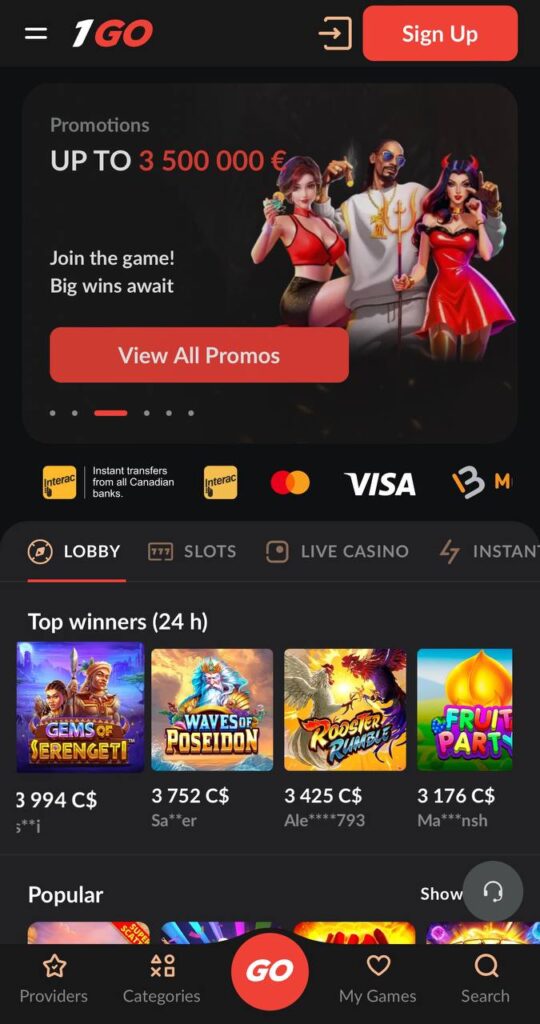 1go Main Page