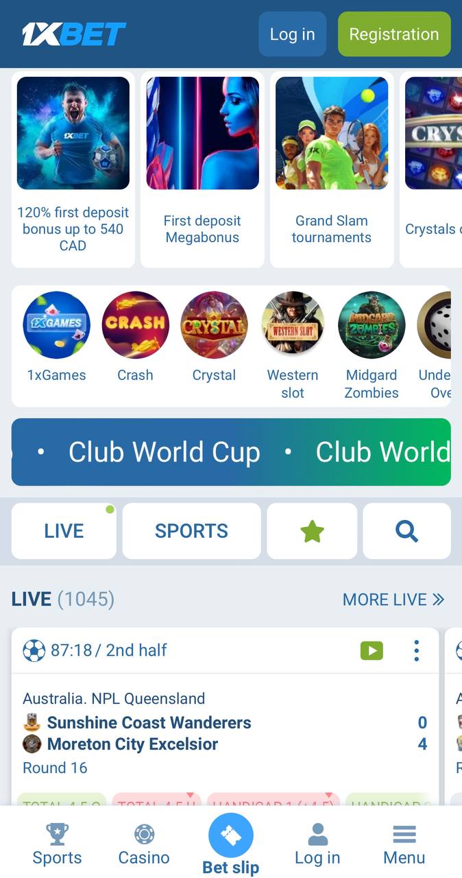 1xbet Main Page