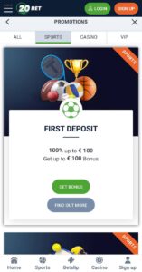 20bеt Bonuses and Promotions