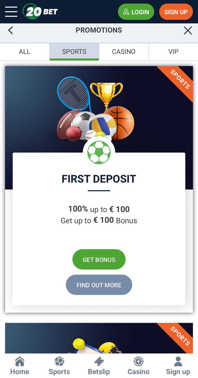 20bеt Bonuses and Promotions