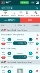22bet live betting