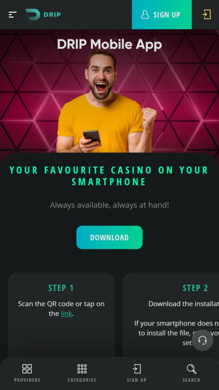 Drip mobile app