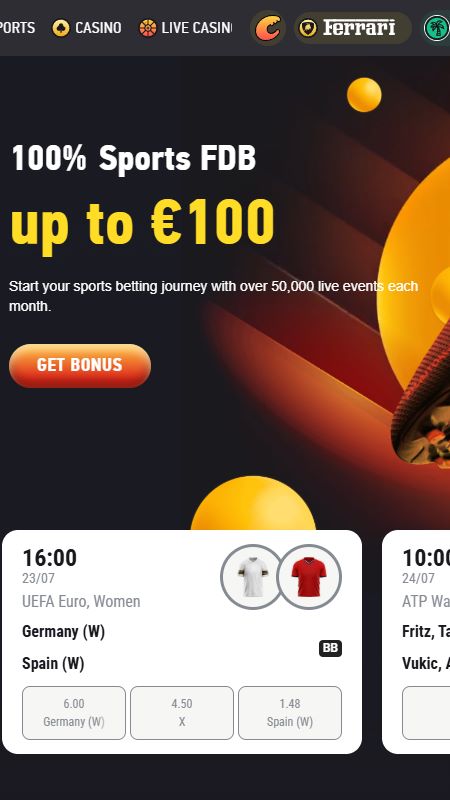 FEZbet main page Poland