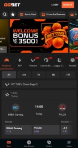 GGbet Main Page