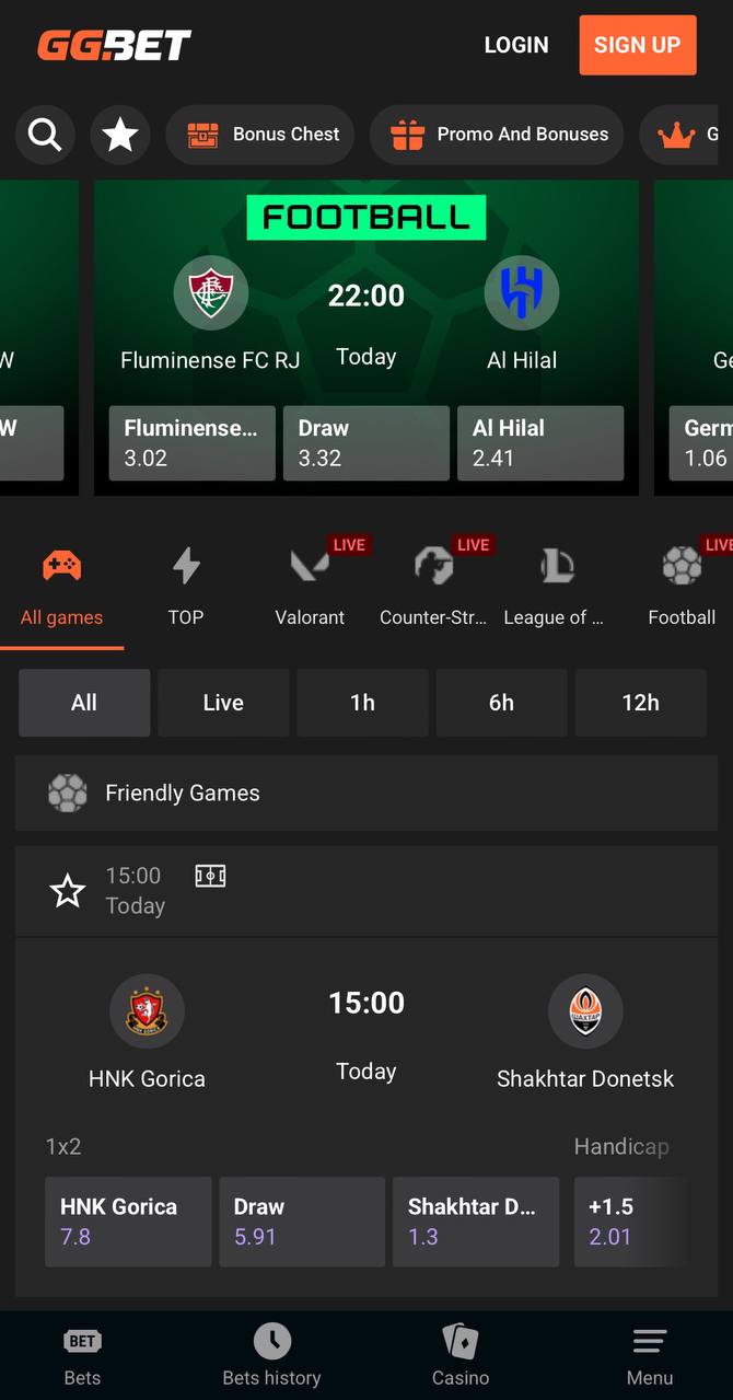 GGbet Sports Betting