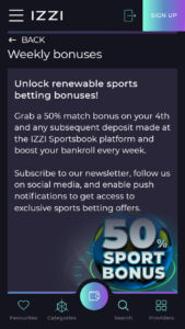 Izzi bonuses