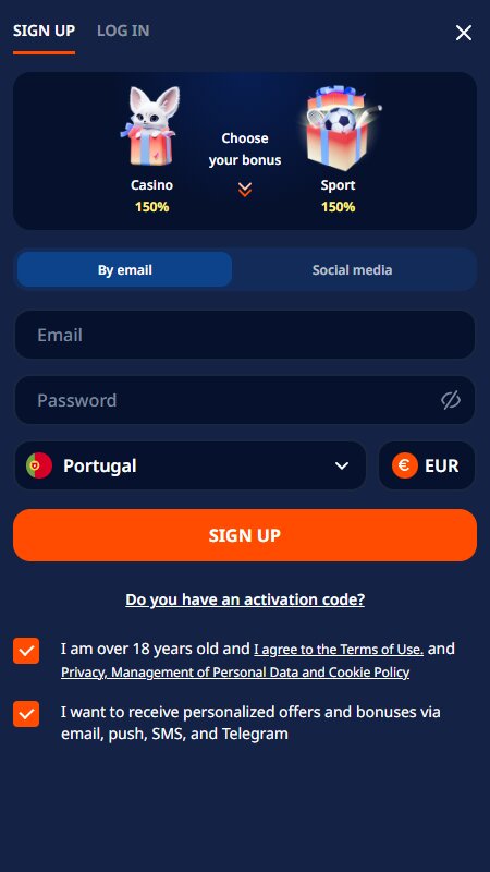 Monro register account Portugal