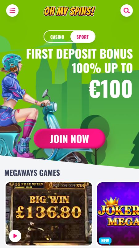 ohmyspins main page Poland