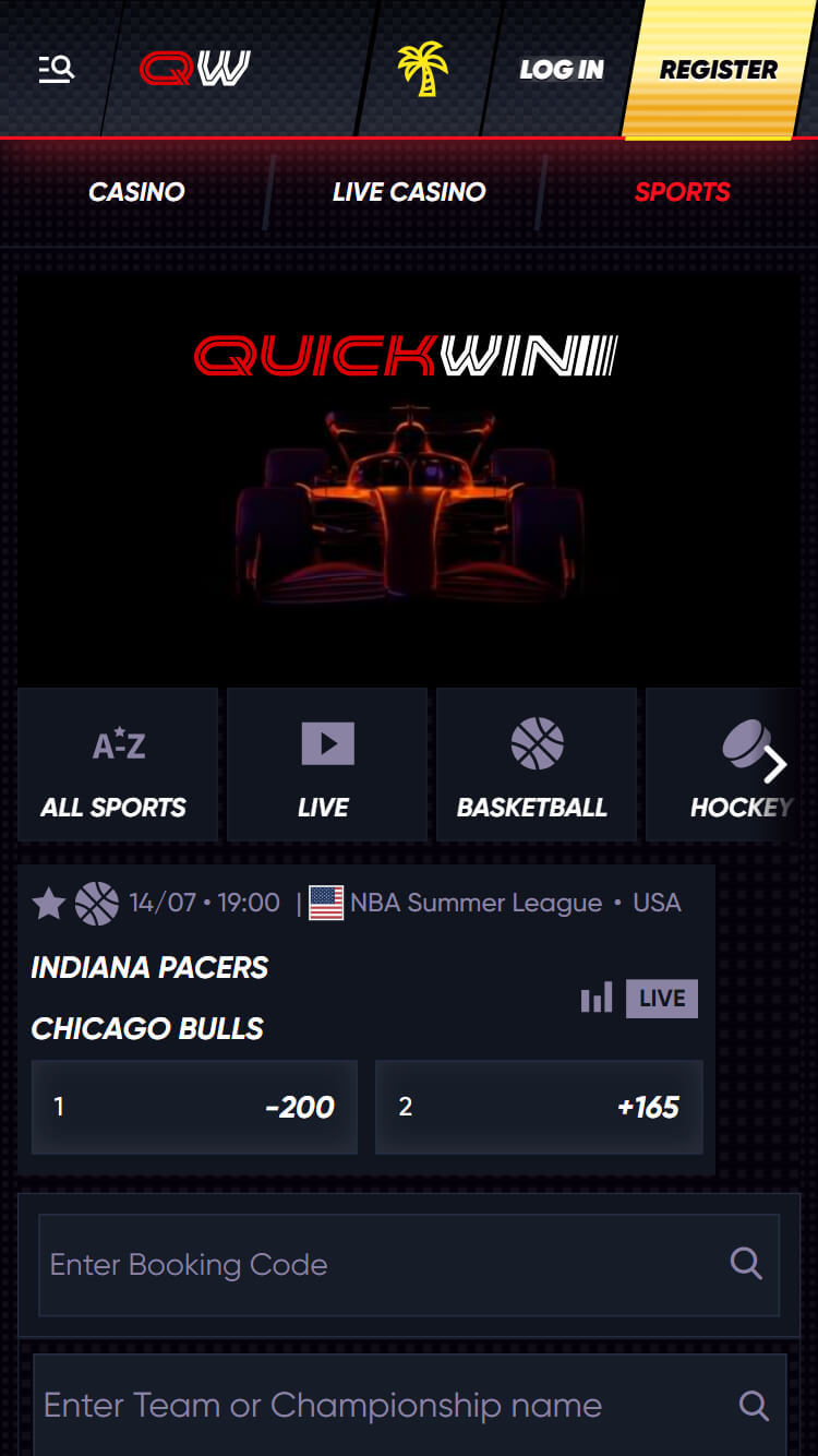 Quickwin betting sports