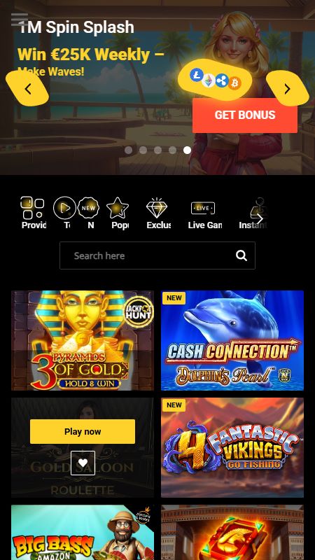 ZetCasino main page Poland