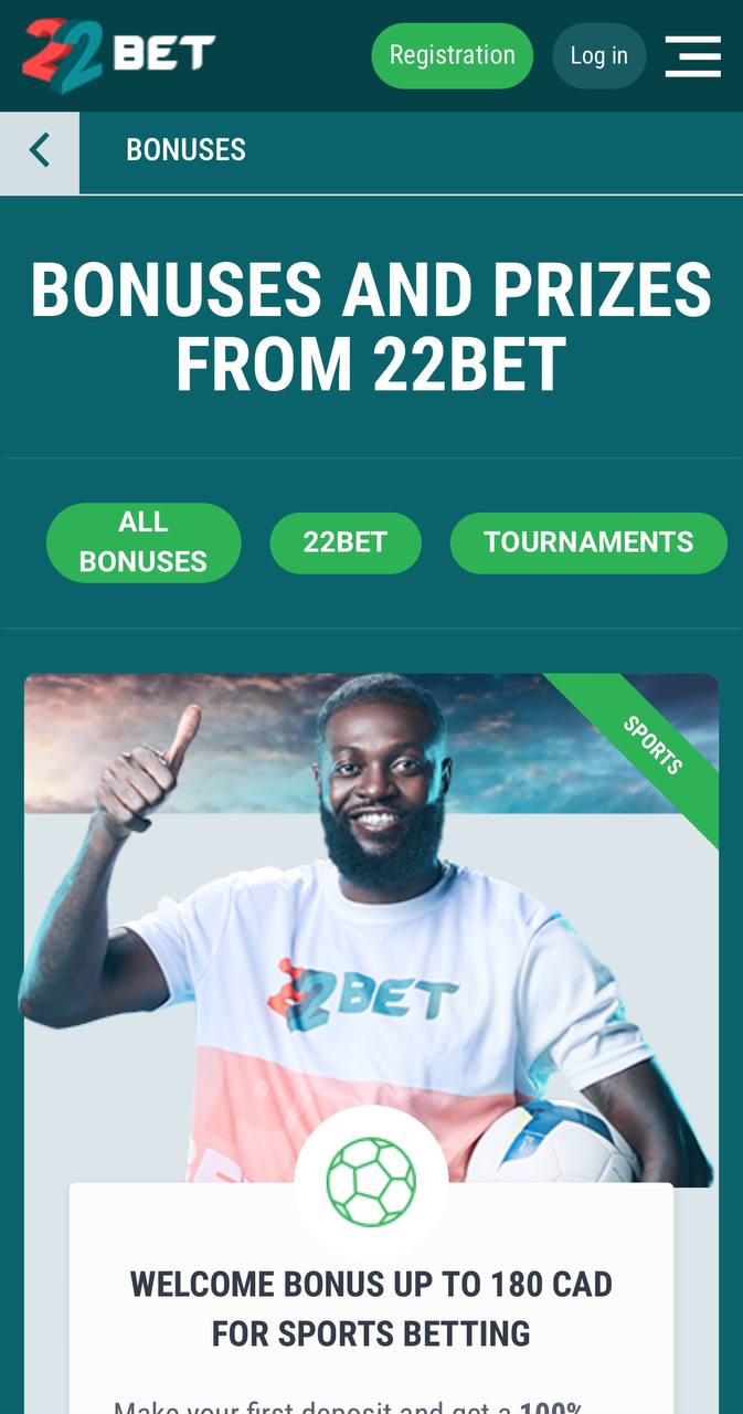 22bet Bonuses and Promotions
