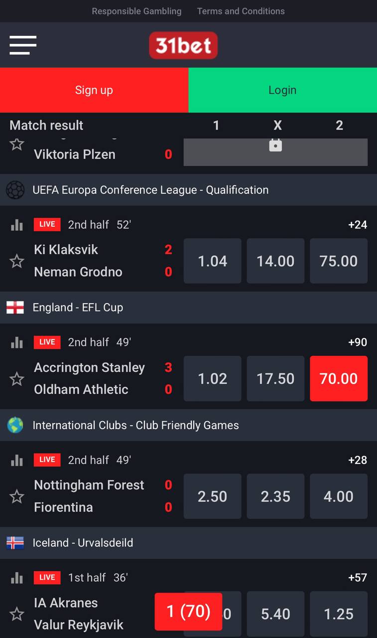 31bet Sports Betting