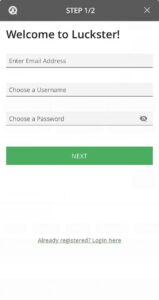 luckster Registration