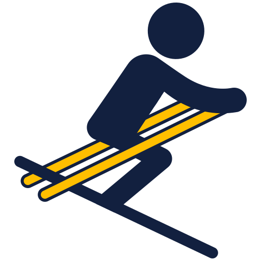 skiing