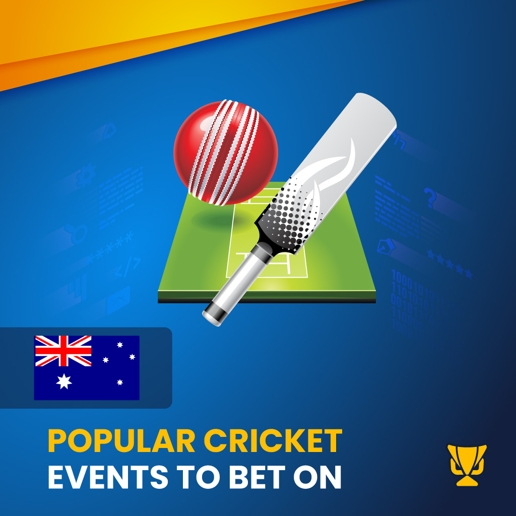 Cricket betting Events in Australia