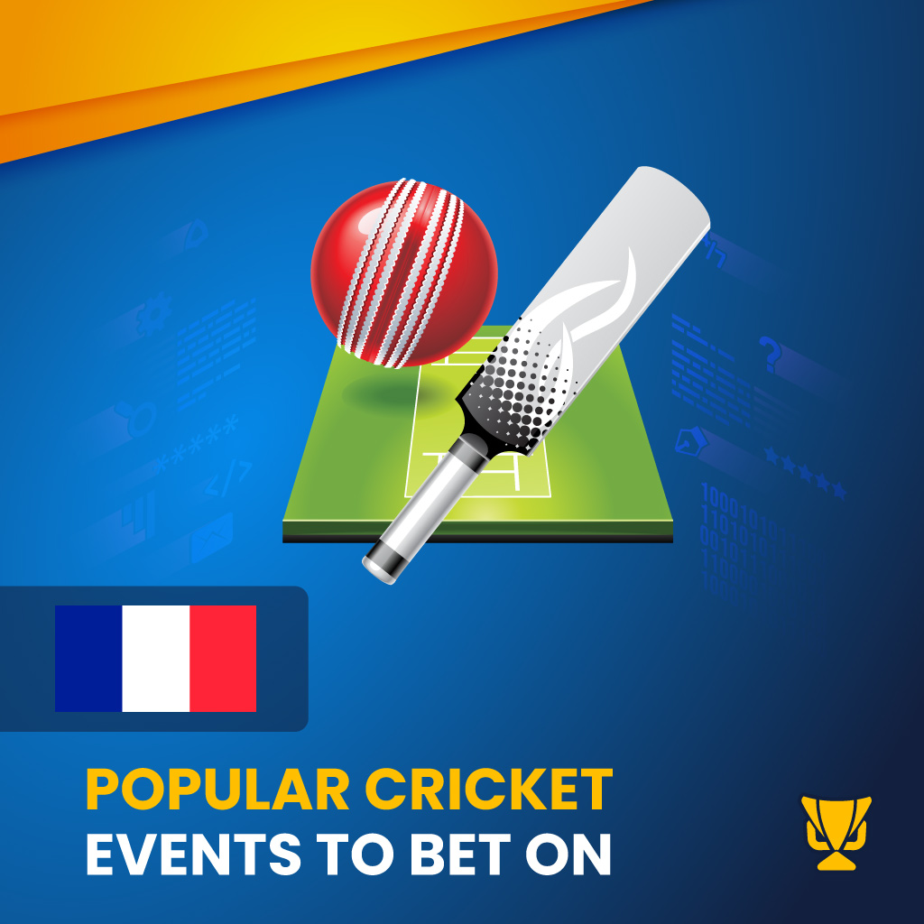 Cricket betting Events in France