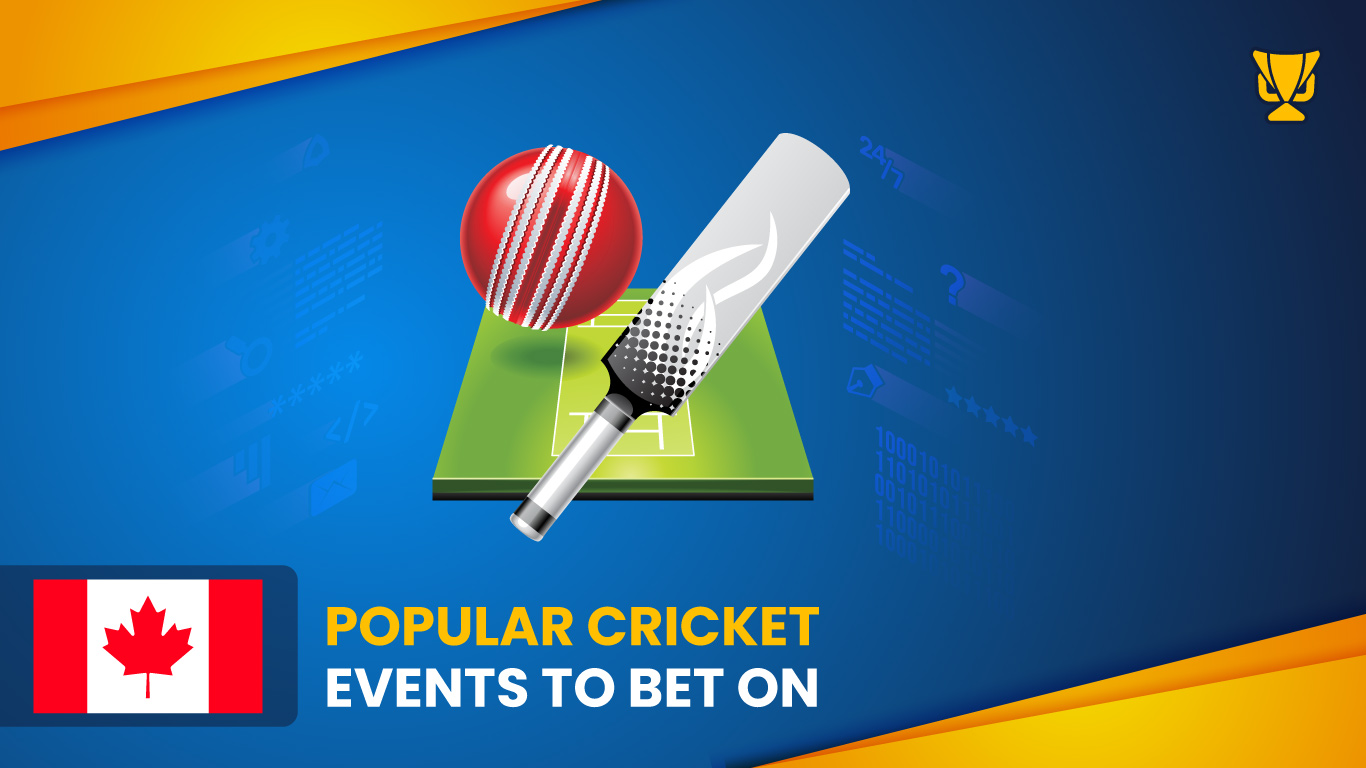 Cricket betting Events in Canada