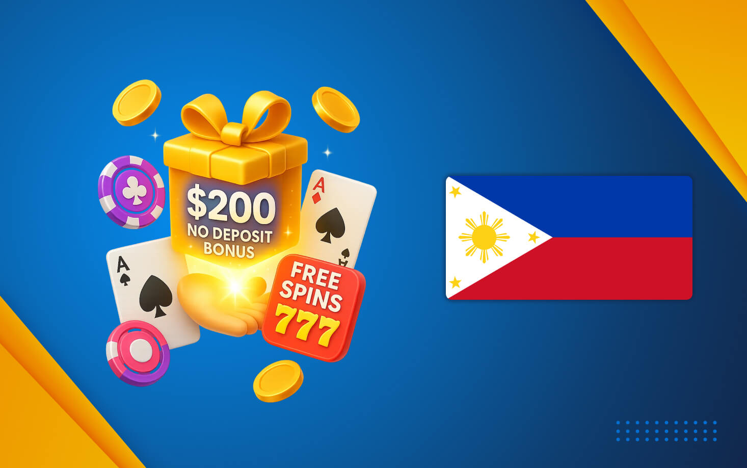 Casinos $200 No Deposit Bonus Plus 200 Free Spins in Philippines