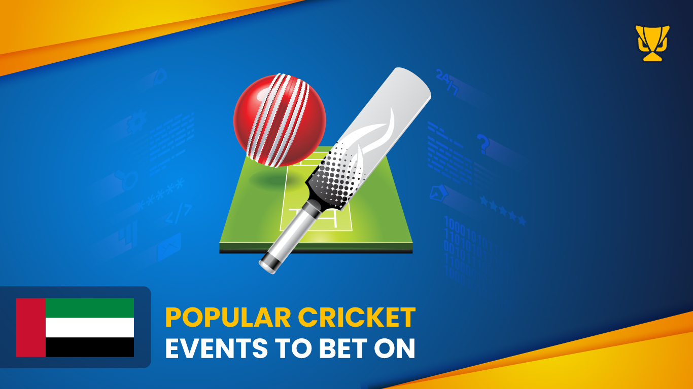 Cricket betting Events in UAE