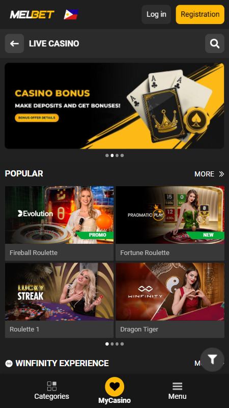 Live casino