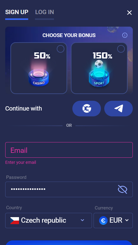 Legzo registration in Czechia