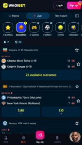 Sportsbetting at Wagibet