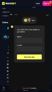 Wagibet Customer Support