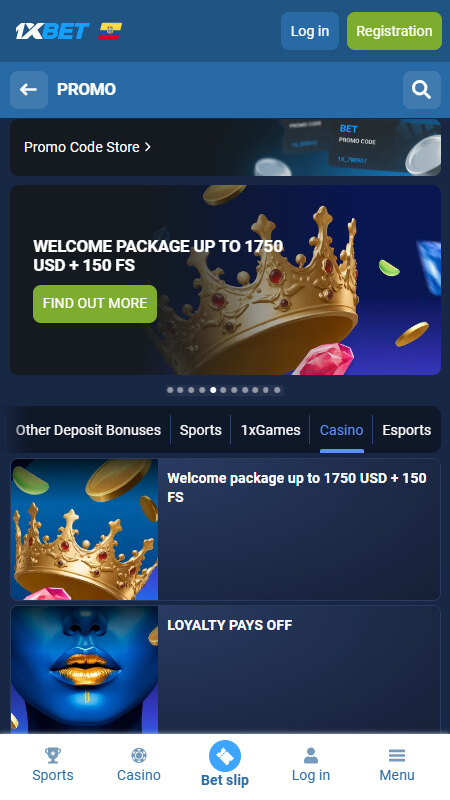 1xbet casino bonuses Ecuador