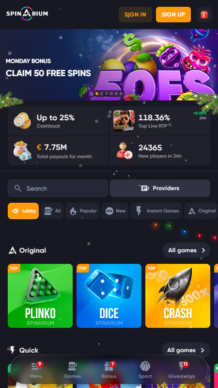 Spinarium Italian Casino