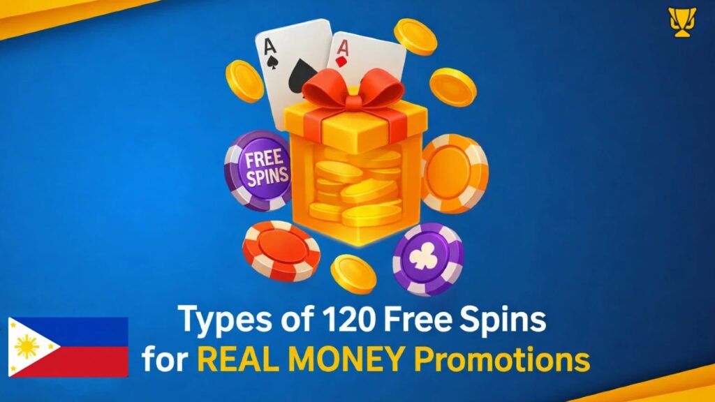 Types of 120 free spins promotions