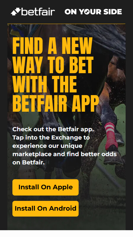 Betfair mobile app