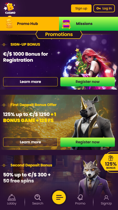 Bizzo Casino bonuses