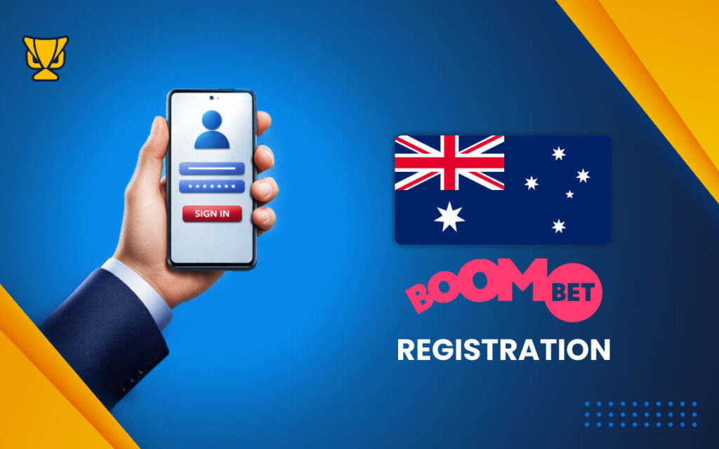 Register on BoomBet Australia
