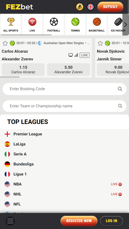 FEZbet sports betting