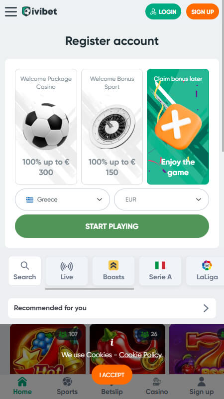 Ivibet maine page Greece