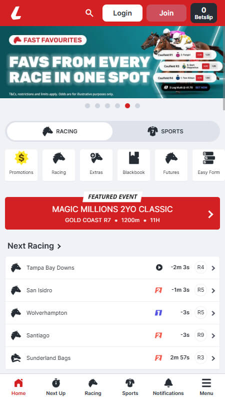 Ladbrokes bookmaker horce racing