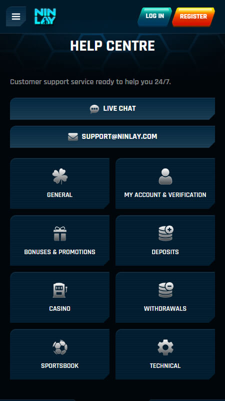 Ninlay technical support