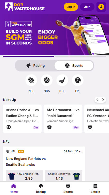 Rob Waterhouse Sports betting