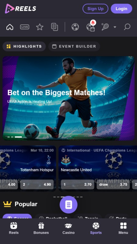 Reels.io sport betting