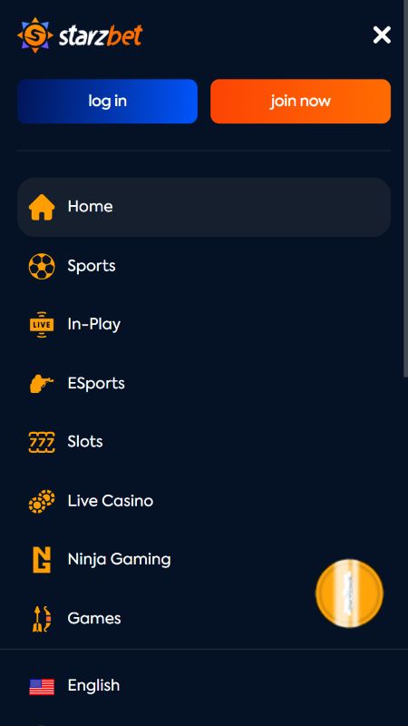 Explore Starzbet site full menu options