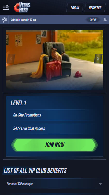 VegasHero VIP